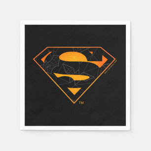 Superman Halloween geïnspireerd Logo Servet