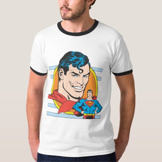 Superman Head Shot T-shirt (Voorkant)