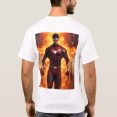 "Superman: Het embleem van kracht & hoop" ya phir T-shirt (Achterkant)