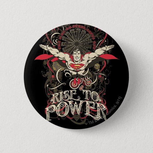 Superman - Het is Showtime! Poster Ronde Button 5,7 Cm (Voorkant)