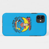 Superman Het Man staal Case-Mate iPhone Case (Achterkant (horizontaal))