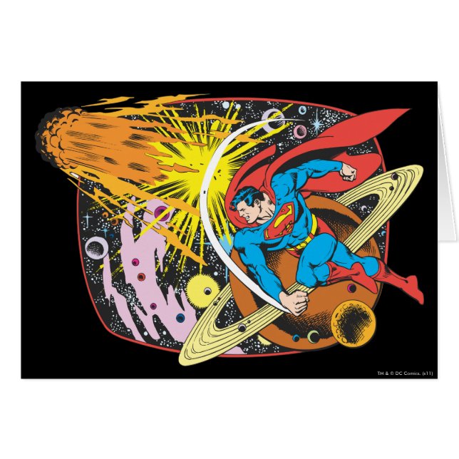 Superman in de ruimte (Voorkant Horizontaal)