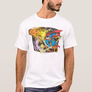 Superman in de ruimte t-shirt