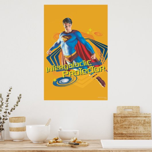Superman Intergalactic Protector Poster (Keuken)