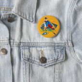 Superman Intergalactic Protector Ronde Button 5,7 Cm (In situ)
