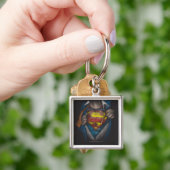Superman | Kaas Schets in kleur onthullen Sleutelhanger (Hand)