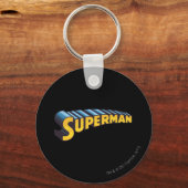 Superman | Klassieke naam Logo Sleutelhanger (Voorkant)