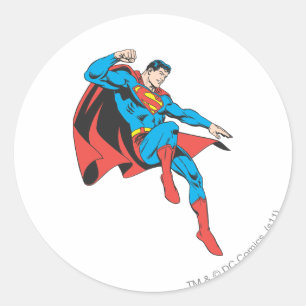 Superman Lands lichtjes Ronde Sticker