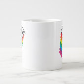 Superman Layered Rainbow-Logo Extra Grote Beker (Voorkant)