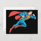 Superman Leaps Right Briefkaart (Voorkant / Achterkant)