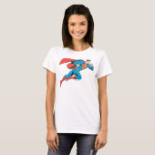 Superman Leaps Right T-shirt (Voorkant volledig)