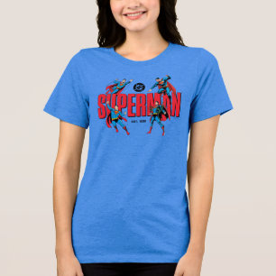 Superman-legenden voor altijd grafisch Tri-Blend shirt