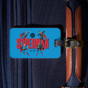 Superman Legends Forever Grafisch Bagagelabel