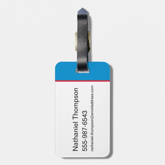 Superman Legends Forever Graphic Bagagelabel (Achterkant verticaal)