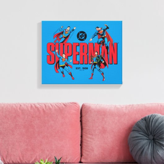 Superman Legends Forever Graphic Canvas Afdruk (Insitu (Woonkamer))