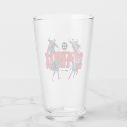 Superman Legends Forever Graphic Glas (Achterkant)