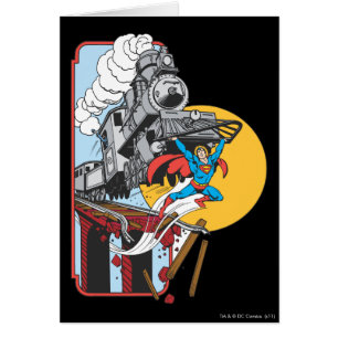 Superman Lifts Train