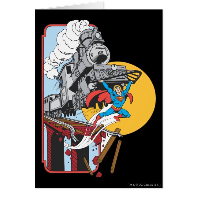 Superman Lifts Train (Voorkant)