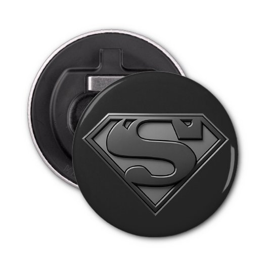 Superman logo button flesopener (Voorkant)