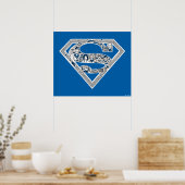 Superman Logo Doodle Art Poster (Keuken)