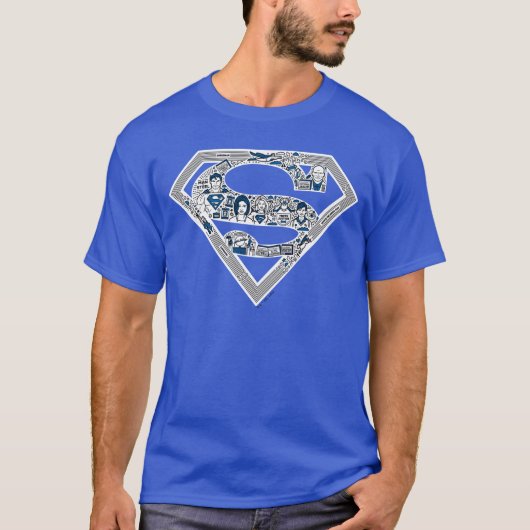 Superman Logo Doodle Art T-shirt (Voorkant)