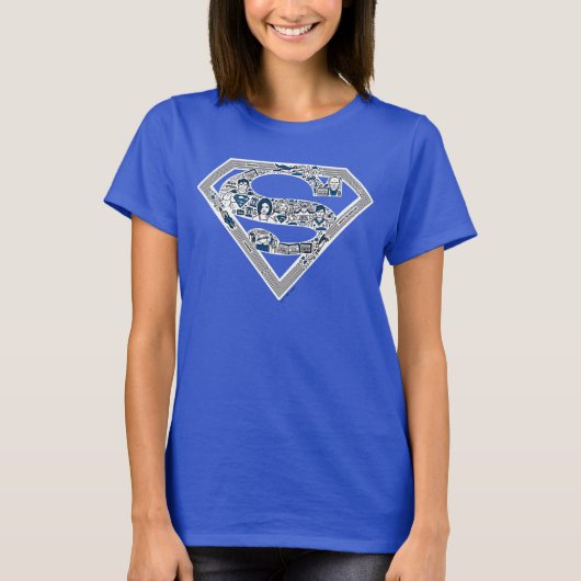 Superman Logo Doodle Art T-shirt (Voorkant)