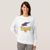 Superman Logo en vlucht T-shirt (Voorkant volledig)