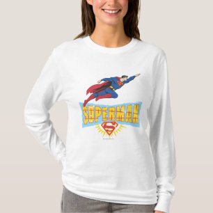 Superman Logo en vlucht T-shirt