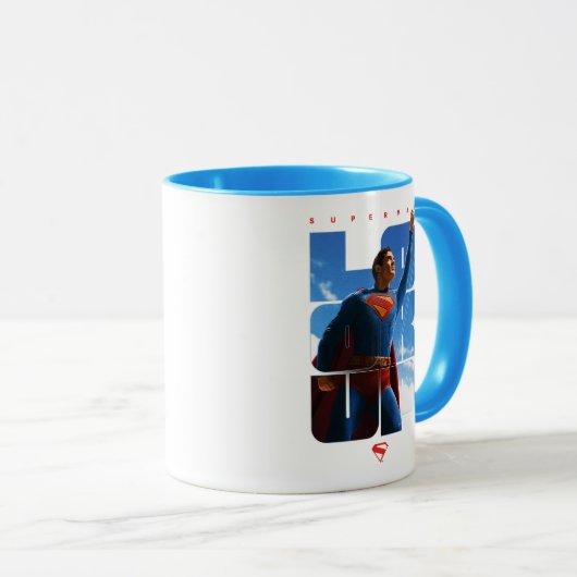 Superman Look Up Pose Mok (Voorkant rechts)
