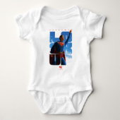 Superman Look Up Pose Romper (Voorkant)