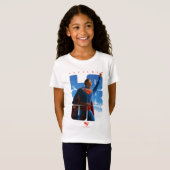 Superman Look Up Pose T-shirt (Voorkant volledig)