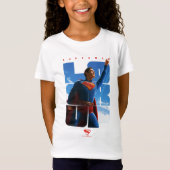 Superman Look Up Pose T-shirt (Voorkant)