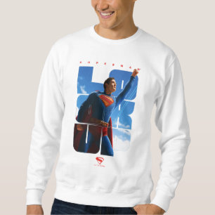 Superman Look Up Pose Trui