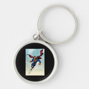 Superman loopt omhoog sleutelhanger