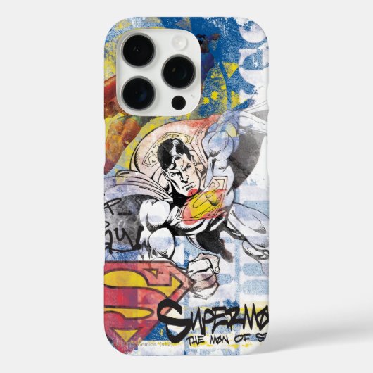 Superman-Man van staal Case-Mate iPhone Case (Achterkant)