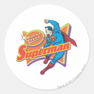 Superman - Man van staal Ronde Sticker