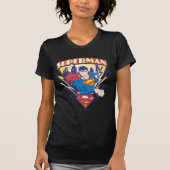 Superman met elektriciteit t-shirt (Voorkant)