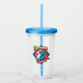 Superman met Krypto Acryl Drinkbeker (Voorkant)