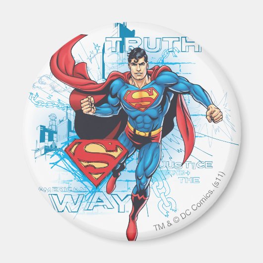 Superman met Logo Magneet (Voorkant)