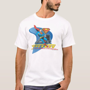 Superman met trein - Kleur T-shirt