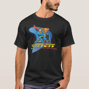 Superman met trein - Kleur T-shirt