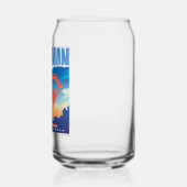 Superman Metropolis Skyline Blikvorm Glas (Links)