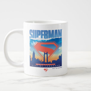 Superman Metropolis Skyline Extra Grote Beker