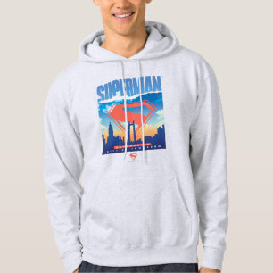 Superman Metropolis Skyline Hoodie