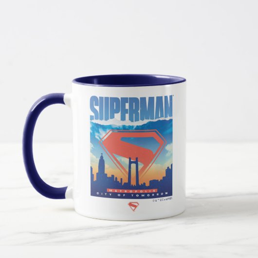 Superman Metropolis Skyline Mok (Links)