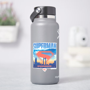 Superman Metropolis Skyline Sticker
