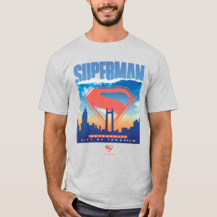 Superman Metropolis Skyline T-shirt