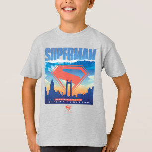 Superman Metropolis Skyline T-shirt