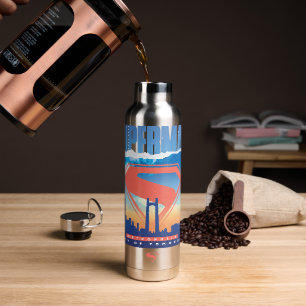 Superman Metropolis Skyline Waterfles