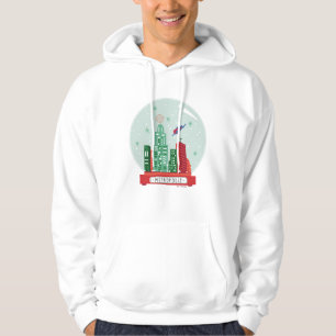 Superman Metropolis Snow Wereldbol Graphic Hoodie